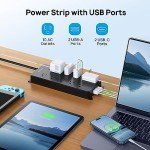 TROND 10-Outlet Surge Protector with USB Ports