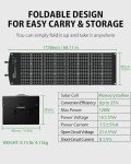 ELECAENTA 120W Foldable Solar Panel Charger