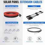 ECO-WORTHY 400W Solar Panel Kit with Accessories