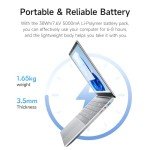 jumper Laptop, 4GB DDR4 RAM 128GB SSD, Office 365 1-Year Subscription, 5205U Processor, Windows 11 Computer with 15.6 Inch HD Display, 38Wh Battery, 2 Stereo Speakers, Type-C, USB3.0, Numeric Keypad.