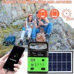 Portable Solar Power Station with Battery & Panels
