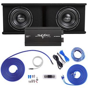 Skar Audio Dual 10" 2,400W Subwoofer Package