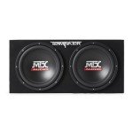 MTX Audio 12-Inch Dual Bass Subwoofer Speaker Set