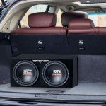 MTX Audio 12-Inch Dual Bass Subwoofer Speaker Set