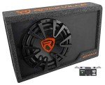 Rockville 12" 1200W Slim Powered Car Subwoofer
