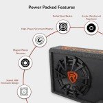 Rockville 12" 1200W Slim Powered Car Subwoofer