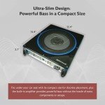 Rockville RW10CA 10" 800W Slim Active Subwoofer