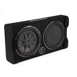 Kicker 12" Thin Subwoofer with Passive Radiator