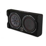 Kicker 12" Thin Subwoofer with Passive Radiator
