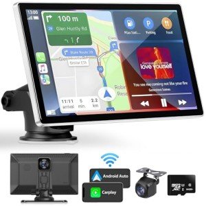 Madoec 9" Wireless Apple CarPlay & Android Auto Screen