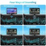 Madoec 9" Wireless Apple CarPlay & Android Auto Screen