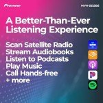 Pioneer MVH-S522BS Bluetooth Car Stereo with AUX/USB