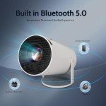 Portable 4K Mini Projector with WiFi and Bluetooth