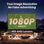 Yaber T2 Portable Outdoor Projector with WiFi