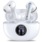 HKERR Wireless Earbuds with Noise Cancelling & Bass