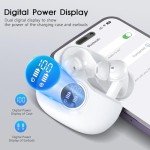 HKERR Wireless Earbuds with Noise Cancelling & Bass