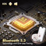 Bluetooth Wireless Earbuds with 80hrs Playback and Noise Canceling