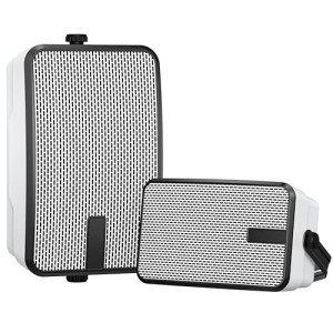 MWAU 400W Outdoor Bluetooth Speakers (2-Pack)
