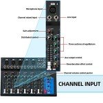 Depusheng HT7 Bluetooth Portable Audio Mixer 7-Channel