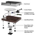 Fluance RT85 Turntable with Ortofon Cartridge - Walnut