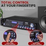 Pyle Bluetooth Power Amplifier - 3000W Audio Receiver