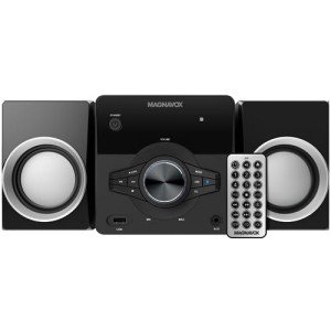 Magnavox MM442 Bluetooth CD Shelf System with Remote