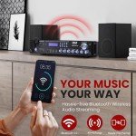 Pyle Bluetooth Power Amplifier - 3000W Audio Receiver