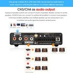4-Channel Bluetooth 50W Home Audio Amplifier