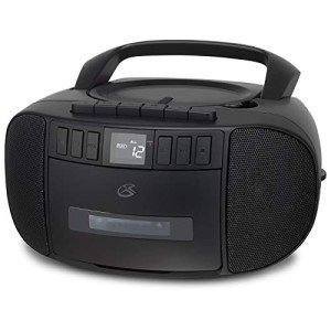 GPX Portable AM/FM Boombox with CD & Cassette