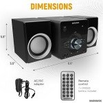 Magnavox MM442 Bluetooth CD Shelf System with Remote