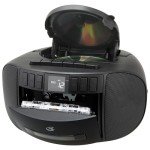GPX Portable AM/FM Boombox with CD & Cassette