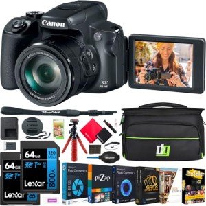 Canon PowerShot SX70 HS 20.3MP Camera Bundle