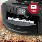 GPX Portable AM/FM Boombox with CD & Cassette