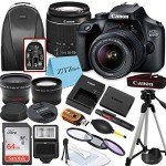 Canon EOS T100 DSLR Camera and Accessory Bundle