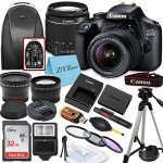 Canon EOS T100 DSLR Camera Bundle with Accessories