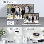 64MP 4K Camera with 16X Zoom and Flash