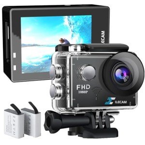 Xilecam 1080P WiFi Action Camera with 4xZoom