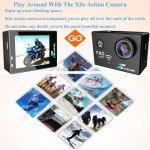 Xilecam 1080P WiFi Action Camera with 4xZoom