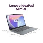 Lenovo IdeaPad Slim 3i - 2024 - Lightweight Laptop - Rapid Charge Boost - 14" FHD IPS Display - 16GB Memory - 512GB SSD Storage - Intel® Core™ i7-13620H - Arctic Grey