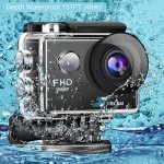 Xilecam 1080P WiFi Action Camera with 4xZoom