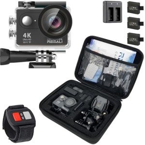 REMALI 4K Ultra HD Waterproof Action Camera Kit
