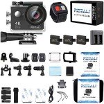 REMALI 4K Ultra HD Waterproof Action Camera Kit