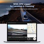 Pruveeo 12" 4-Channel Mirror Dash Cam