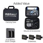REMALI 4K Ultra HD Waterproof Action Camera Kit