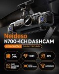 Neideso 360° 4-Channel Dash Cam with GPS