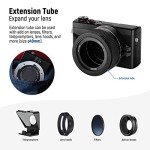 NEEWER 18mm Wide Angle & 10x Macro Lens for Canon G7X Mark III