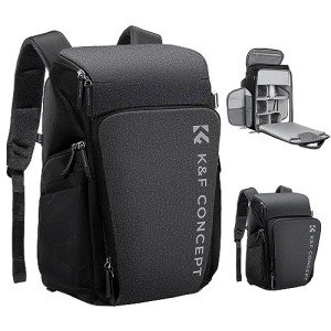 K&F Concept Waterproof DSLR Camera Backpack 25L