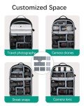 BAGSMART DSLR Camera Backpack with Laptop Compartment