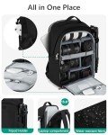 BAGSMART DSLR Camera Backpack with Laptop Compartment