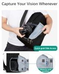 BAGSMART DSLR Camera Backpack with Laptop Compartment
